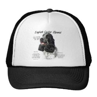 English Cocker Spaniel (parti) History Design Hats