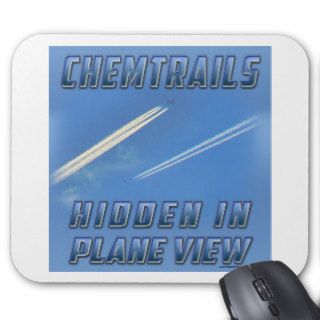 Chemtrails in Plane View Mousepad