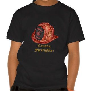 Canada FireFighter T shirts