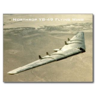 Northrop YB 49 Flying Wing Post Cards