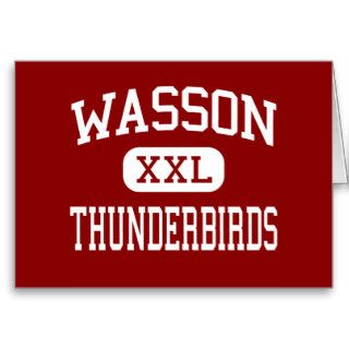 Wasson   Thunderbirds   High   Colorado Springs Cards