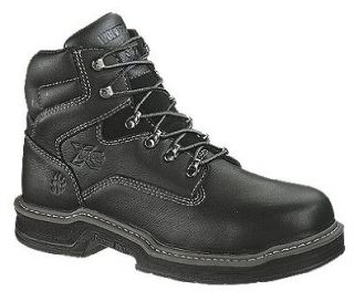 Wolverine Men's 6" Black Raider Mulitshox Contour Welt Steel Toe Boot Style W02420 Shoes