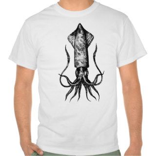 Giant Squid   Cthulu  Kracken Tee Shirt