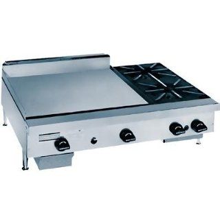 Rankin Delux RDGM 36 A 20B C Commercial Griddle   Hot Plate Combination 36" Griddle Kitchen & Dining