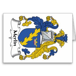 Merlin Family Crest Cards