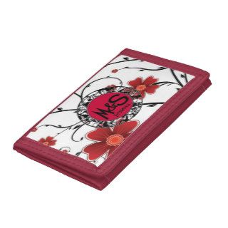Beautiful Exotic Red Flowers Wallet