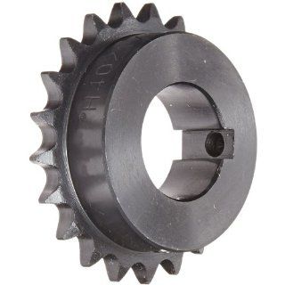 Browning H4021X 1 7/16 Finished Bore Roller Chain Sprocket, Single Strand, Steel, Hardened Teeth, 21 Teeth