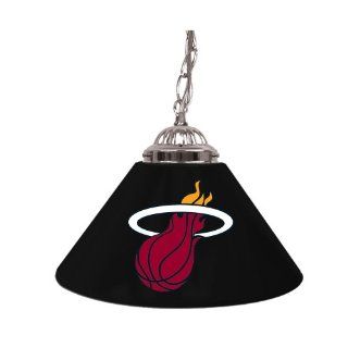 Miami Heat NBA Single Shade Bar Lamp (14 Inch/14 Inch, Black)  Sports Fan Household Lamps  Sports & Outdoors