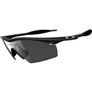 Oakley Men's M Frame Strike Sunglasses,Matte Black Frame/Grey Lens,one size Clothing