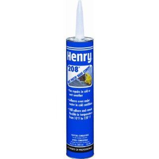 Henry HE208004 Wet Surface Plastic Roof Cement, 11 oz Cartridge Contact Cements