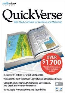 Smith Micro Software Quickverse 10 Bibles 70 Reference Titles Advanced Reading Plans Sm Box   Dvd Player Products