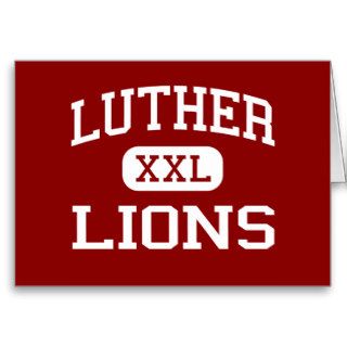 Luther   Lions   Middle School   Luther Oklahoma Greeting Cards