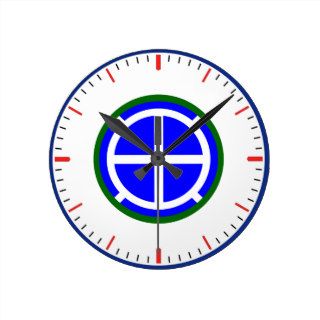 Army 35th Infantry Division Wall Clock