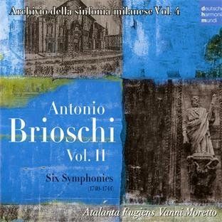 Brioschi Six Symphonies Music