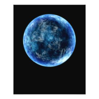 blue moon flyer design
