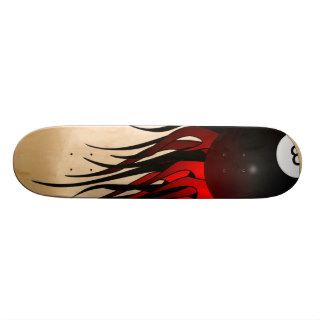 Flaming 8 Ball LG Skate Boards