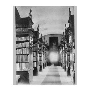1800s photo Stacks in Marshs Library, near St. Patricks, Dublin, Ireland / F. d3  
