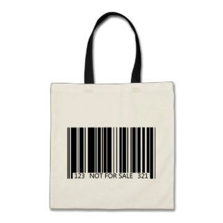 Barcode   Not for Sale Tote Bags