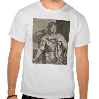Nero Claudius Caesar Emperor of Rome 54 68 AD engr T shirt