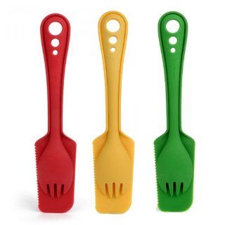 Outdoor Silicone Knife and Fork Portable Set BBQ Fork Necessary for Travler  Camping Cooking Utensils  Sports & Outdoors