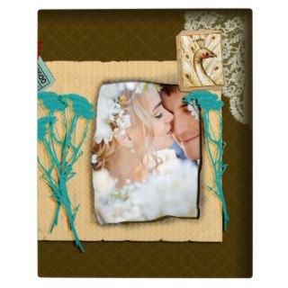 Personalized Vintage Photo Collage Display Plaque