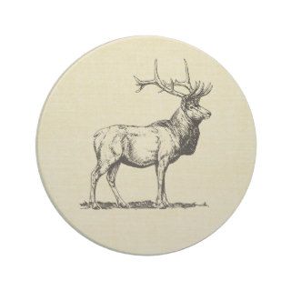 Elk Beverage Coaster