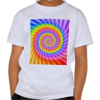 Colorful Spiral Design Shirt