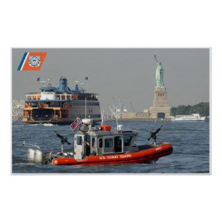 U.S. Coast Guard New York Harbor Patrol Poster