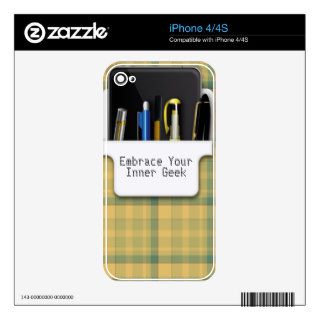 Pocket Protector Geek Pride Decal For The iPhone 4S