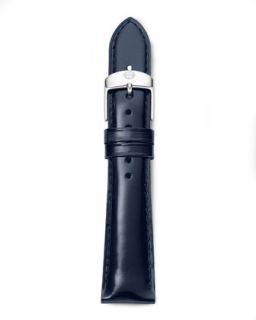20mm Patent Leather Watch Strap, Navy   MICHELE   Navy (20mm )
