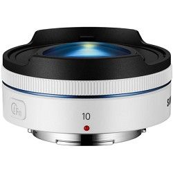 Samsung NX 10mm f/3.5 Fisheye Lens   White