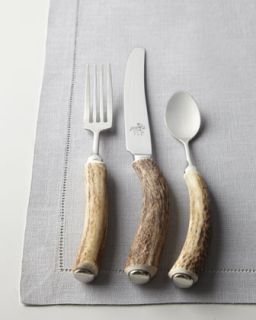 Five Piece Stag Horn Place Setting   Vagabond House