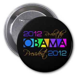 OBAMA 2012 button