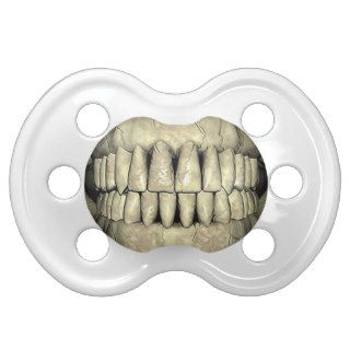 Skull Teeth Funny Baby Pacifiers