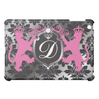 311 Luxe Lion Heraldry Pink iPad Mini Cases