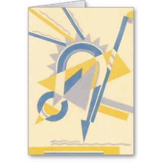 Art Deco Abstract  (45) Card