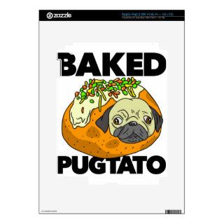 Baked Pugtato iPad 3 Skins