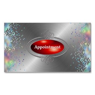 Sequin Elegant Appointment  Template Business Card
