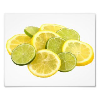 Lemon and Lime Slices Photo Print