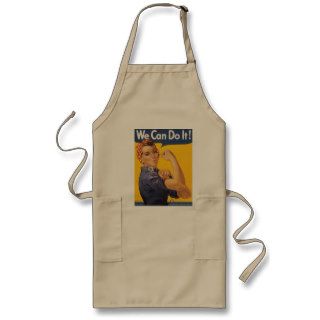 Rosie Riveter We Can Do It    WWII Aprons