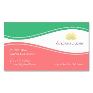 Yoga Instructor   Business Card