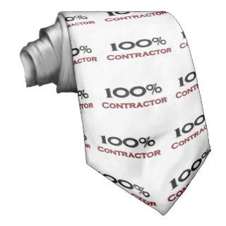 100 Percent Contractor Necktie