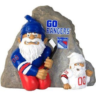NHL New York Rangers Gnome Rivalry Garden Stone  Sports Fan Notepad Holders  Sports & Outdoors