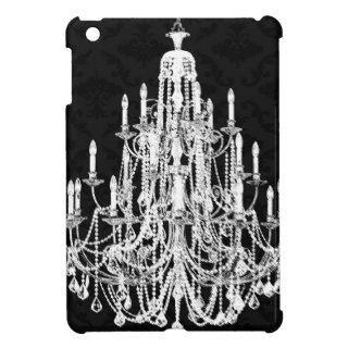 Chandelier Black Damask Cover For The iPad Mini