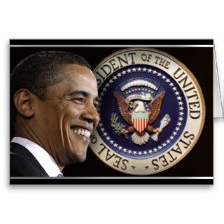 Obama Presidential seal Cards