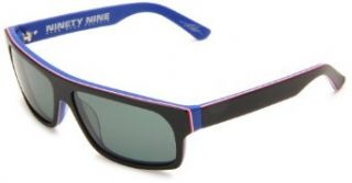 Electric Visual Ninety Nine Rectangle Sunglasses,Matte RWB Frame/Grey Lens,One Size Clothing