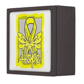 Suicide Prevention Awareness Hope Butterfly Premium Jewelry Box