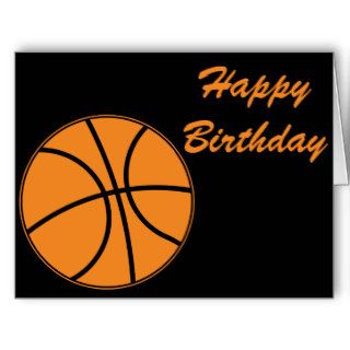 Basketball Happy Birthday Card