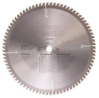 Bosch PRO1080NF 10 Inch 80 Tooth TCG Non Ferrous Metal Cutting Saw Blade with 5/8 Inch Arbor   Miter Saw Blades  