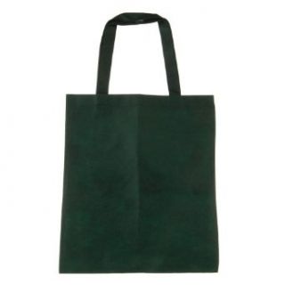 Non Woven Tote Bag   Dark Green OSFM Clothing
